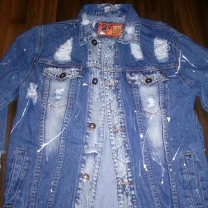 Rolling Paper Jean Jacket Size Small